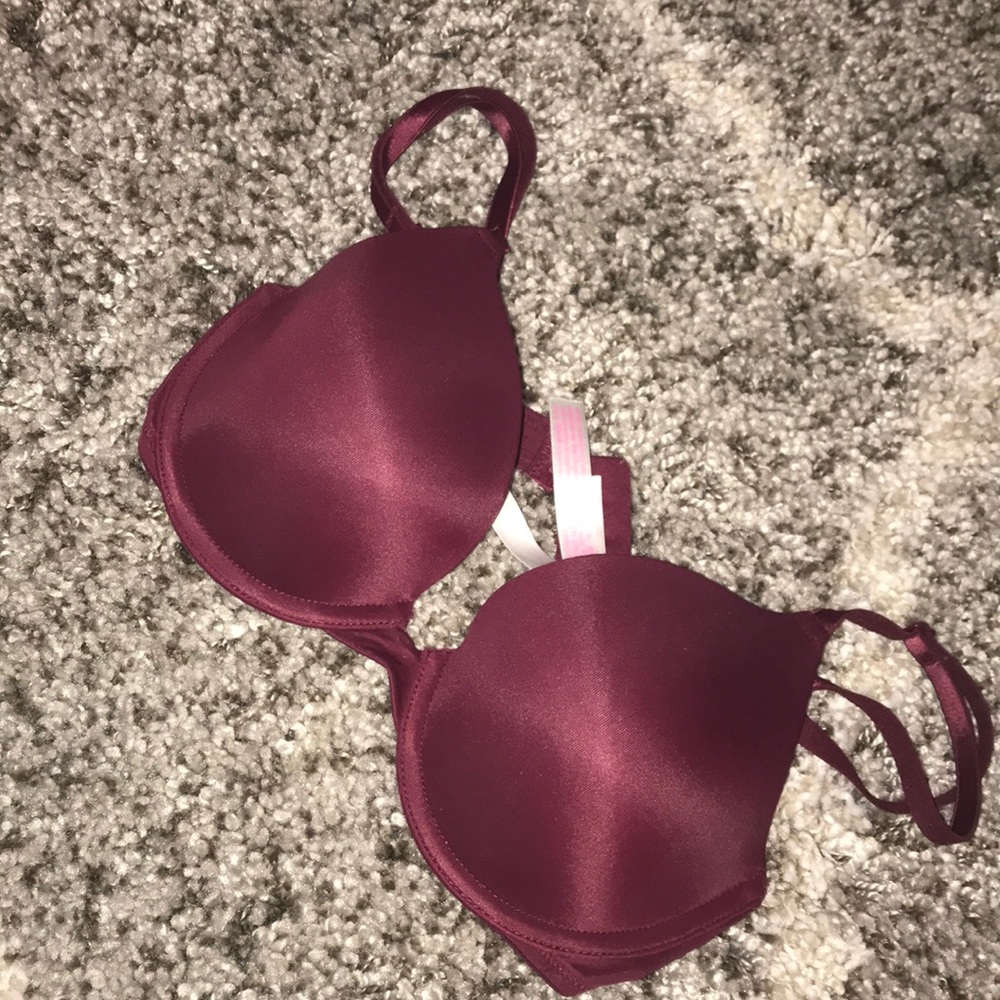 Burgundy PINK t-shirt bra